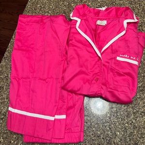 Kate Spade “Dream a little dream” pajama set.. sz med.. pink